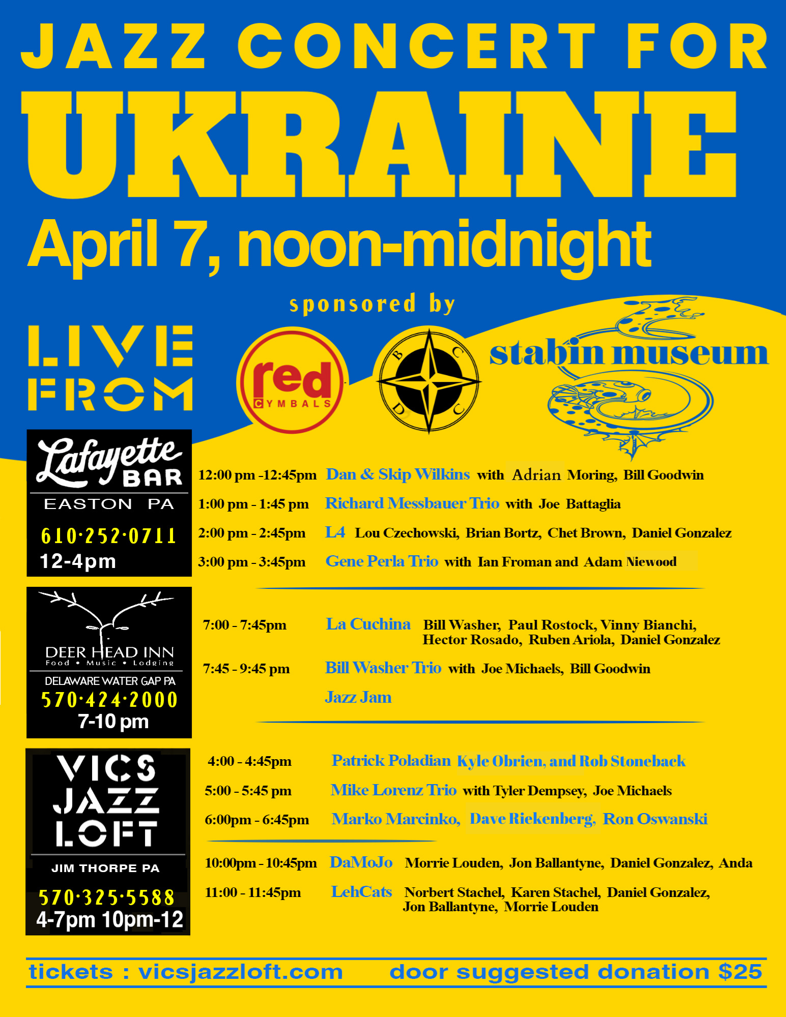 Jazz Concert for Ukraine